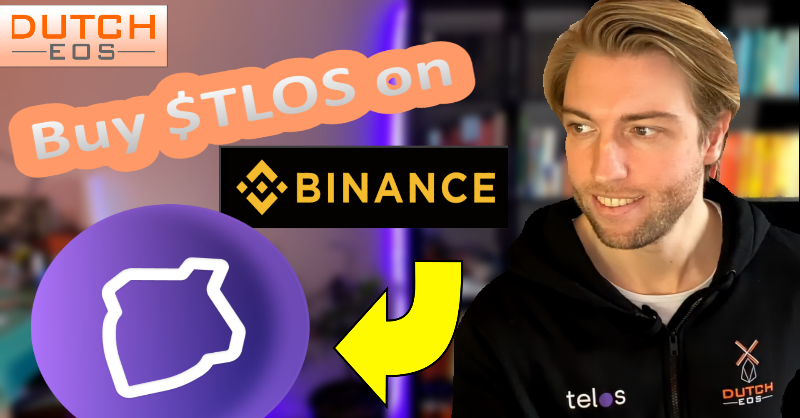 DutchTelos's tweet photo. Our #TelosTutorial series continues! ๐
Today we'll show you how to buy $TLOS on #binance โจ
Check out the video hot from the presses ๐
#Telos #telosEVM #EOSIO #blockchain #bitcoin #Ethereum #cryptocurrency #tEVM