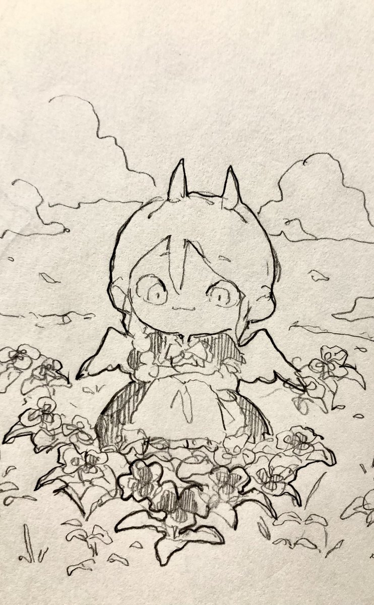 カレピがあつ森やるのを眺めながら絵を描く時間至高 