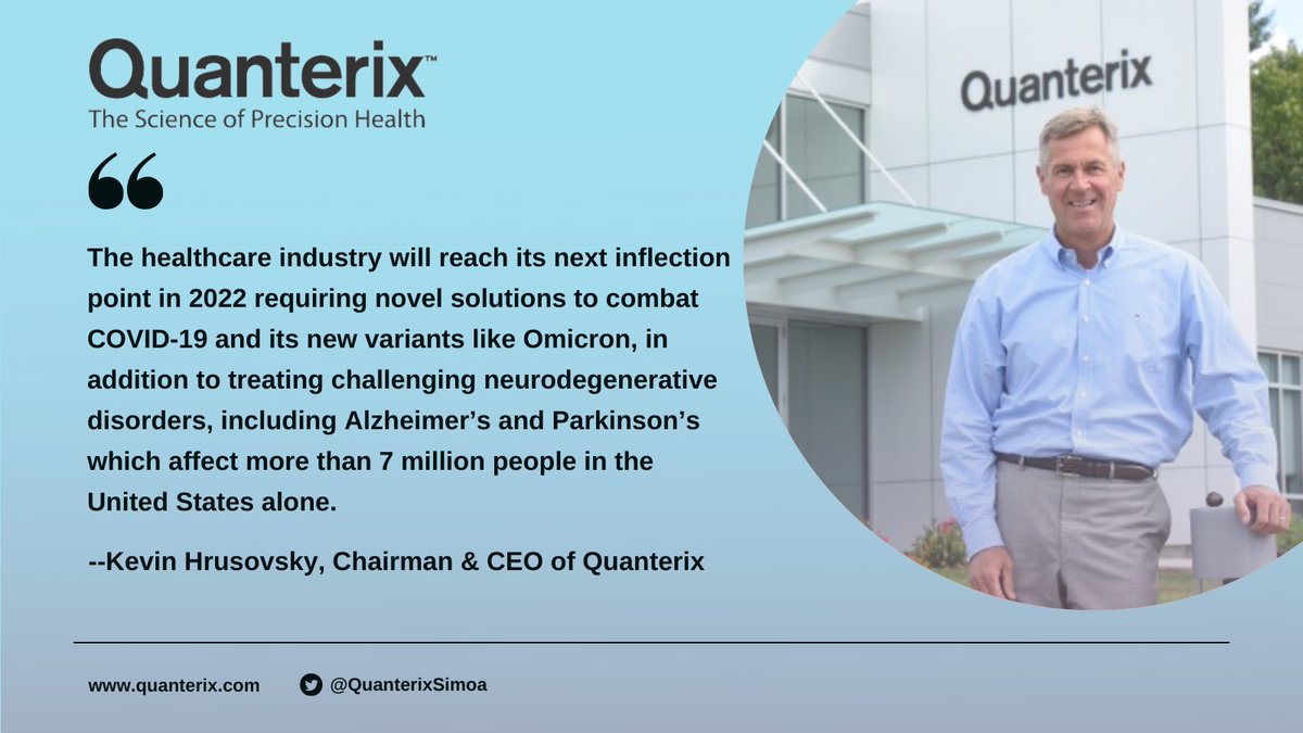 Had a great time presenting on <a href="/QuanterixSimoa/">Quanterix</a>’s 2021 achievements at the <a href="/jpmorgan/">J.P. Morgan</a> Healthcare Conference this morning! Exciting developments ahead: bwnews.pr/3rdC6nd #JPM22