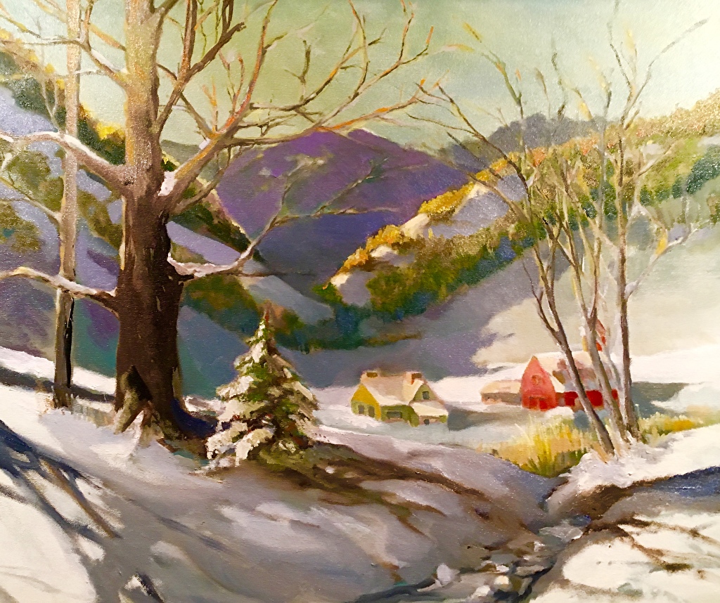 Time to line up your weekend art plans.
Here's our weekend array:
Friday: Michael Douglas Jones 4-7
Saturday: Michael Douglas Jones 12-5
Sunday: Russ Schofield 12-5
▼ "Garrison" by Russ Schofield . oil painting, available this week at Gallery 322.
#frederickmd
#downtownfrederick