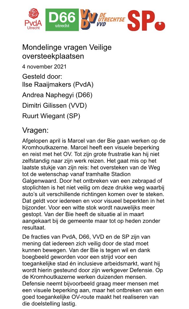 raaijmakersilse's tweet image. In november stelden we vragen over deze plek met flink aantal partijen 3/