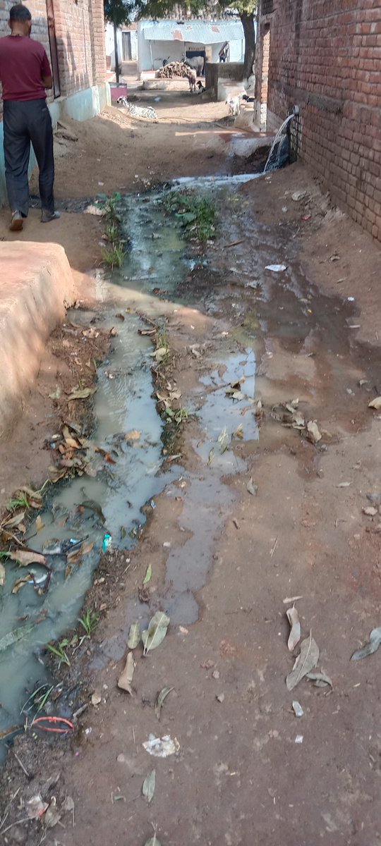 Vishnupal2001's tweet photo. ग्राम-गिगौर ब्लॉक kuthaund 
में लेट्रिंग का पानी सीधा रोड पर डाला जा रहा है।
पानी निकलने का कोई रास्ता नहीं है। मुहल्ले के लोग हो रहे बीमार। ना तो प्रधान सुनाई कर रहा है और ना ही सफाई कर्मचारी। Dm Ji कृपा करें।
@DM_Jalaun 
@YuvaShakti_ind @narpal_pal
@CMOfficeUP 
@myogioffice https://t.co/MkpuSpeSgL