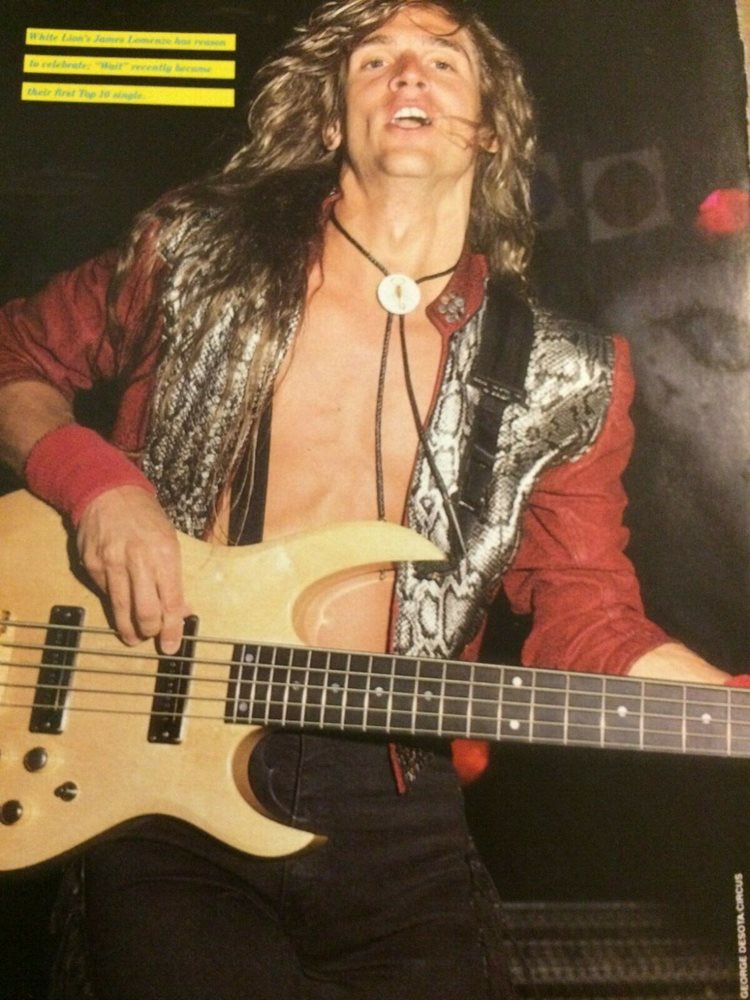 Happy Birthday to former White Lion bassist James LoMenzo (January 13, 1959)  