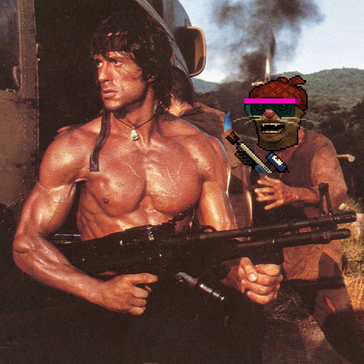 Who's your wingman? I know who Rambo would choose.

MONG #4754

$MONG <a href="/mongs_nft/">MONGS NFT</a> <a href="/mongoosecoineth/">Harriet Terna</a> #cryptoforgood