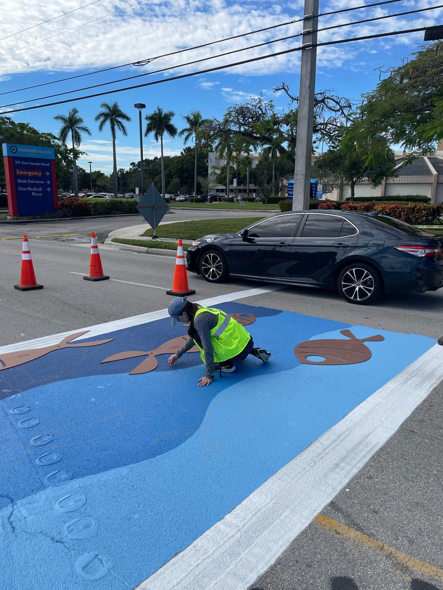 SpeakUp_Broward's tweet photo. Pedestrian and bicyclist counts are being counted during the six months to evaluate the use of the corridor, as well as speed data. To learn more about the BTactical program, visit the project website at https://t.co/DGiBIm9M1q. #BMPO #BTactical #Pedestrian #PedestrianSafety https://t.co/GJR3d5Gvzp