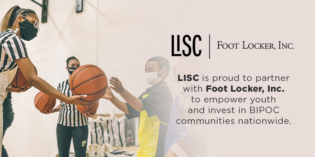 LISC_HQ's tweet photo. LISC &amp; Foot Locker, Inc. want to inspire and empower youth to build opportunities for their future and communities. Together, we launched a multi-city grant initiative to help CBOs deepen their BIPOC #youth empowerment programs. Here are the awardees: https://t.co/KGOw8bVS0o https://t.co/ckLeNgNTwK