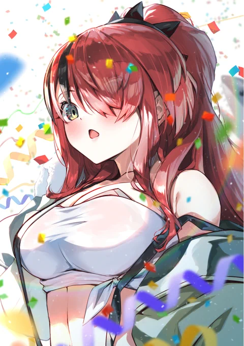 構図凝ってる余暇がなかったよ…パタ姐お誕生日おめでとうございます!!
 #パタ姐誕生日おめろ2022 #レインの依頼書 #公開可能な依頼書 