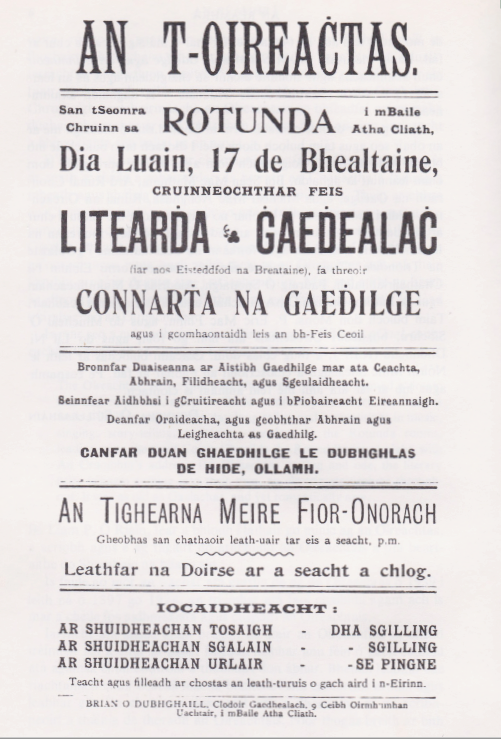 Sa Seomra Cruinn sa @RotundaHospitali mBÁC, eagraíodh an chéad #OireachtasnaGaeilge 125 bliain ó shin. Is ar ról an Oireachtais i gcothú na nualitríochta i nGaeilge a bheidh #Merriman2022 dírithe i mbliana. Tá clár na n-imeachtaí le fáil ar: merriman.ie/ga/geimhreadh/…