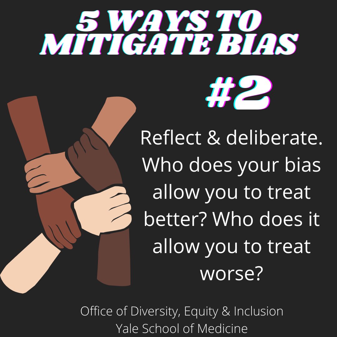 YaleMedExcel's tweet image. Lessons from a recent #YaleDEI #antibias workshop. #mitigatebias #YaleMed