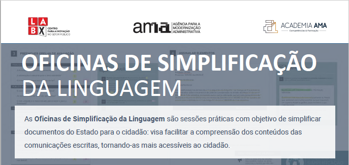 LabX_govpt's tweet photo. #PROGRAMATRANSFORMAR | #Simplificação
Participe nas #OficinasdeSimplificaçãodaLinguagem.
Inscreva-se e saiba como pode simplificar os documentos de comunicação com os cidadão e agentes económicos.
👉https://t.co/QYDlIwVWzF
Saiba mais👉 https://t.co/jUT1bYTLVi https://t.co/kIo0wwOrb3