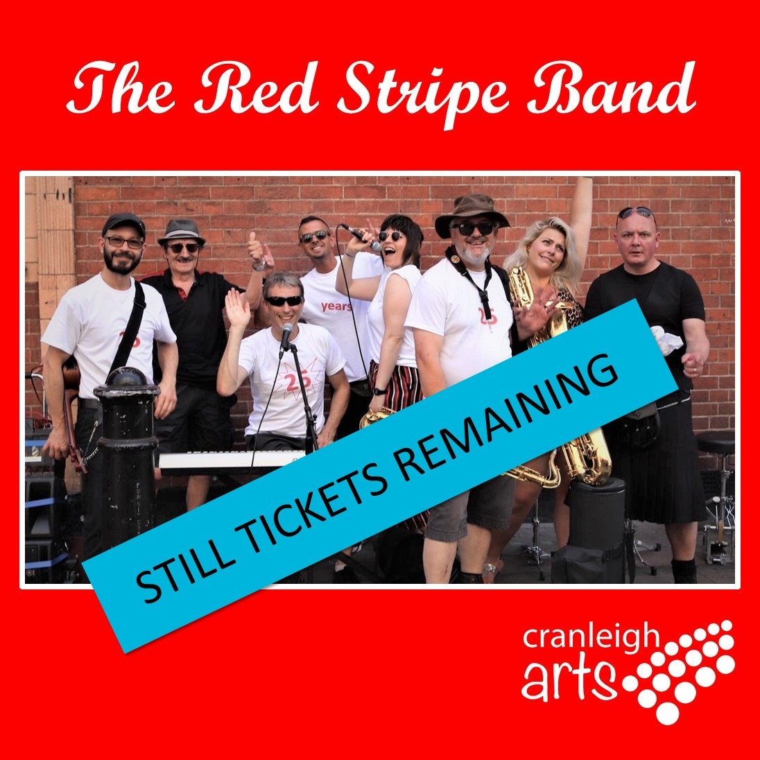 Get your groove on this month with <a href="/The_Red_Stripe/">The Red Stripe Band</a> Band here on 29 Jan at 8pm. This jazz &amp; blues band always guarantee us a memorable show. 

Tickets available here: cranleigharts.org/event/the-red-…

#redstripeband #livejazz #liveblues #livemusiccranleigh