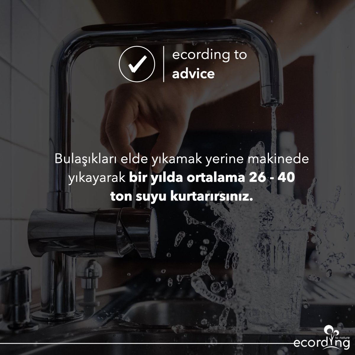 ecording2nature's tweet photo. #ecordingtoadvice| 4 kişilik bir ailenin günlük bulaşığını elde yıkarsanız, ortalama 84 - 126 litre su harcarsınız. Oysa bulaşık makinesi aynı bulaşığı sadece 12 litre su ile yıkar. Bu da bir yılda ortalama 26 -40 ton suyu kurtarmanız demektir.💚🌿
Kaynak: https://t.co/zfLNhmhtAv https://t.co/BNCoyz7aRK