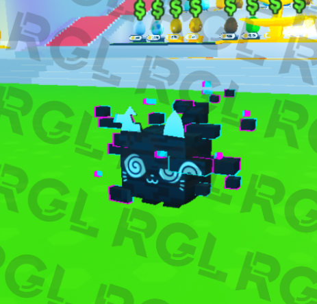 HonestlyRem's tweet photo. New Leak: "Glitched Cat" Credits: @RGLleaks #PetSimXLeaks https://t.co/NlFubzKI1p