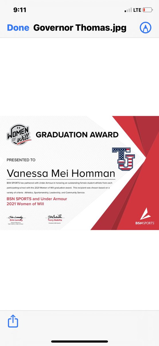 TJ_PatriotsAD's tweet photo. Finally able to present @meihomman with the inaugural TJHS Women of Will graduation award! Well deserved! #wewill @BSNSPORTS_Women @GTJHSAthletics @tj_patriot @AthleticsTj @TJChronicle @tjpatriotarmy @PatNationPrinc https://t.co/imsy14rKrH