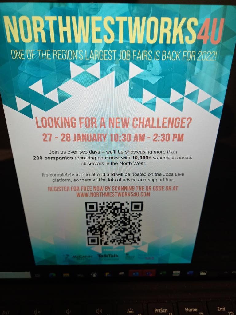 #DWPProud let's #Jobstart 2022 with signing our #job seekers up to this brilliant event!  Watch this  space for more updates.