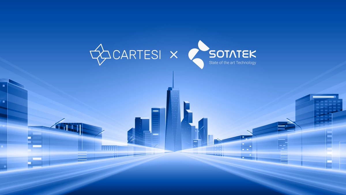 cartesiproject's tweet photo. We're proud to announce another Cartesi #DApp contributor - let's welcome our newest integrator, @SotaTek!

With global projects ranging from Finance to Health Care, we're incredibly excited to work with SotaTek and bring blockchain technology to mainstream businesses. $CTSI https://t.co/MMJTlvRSmm