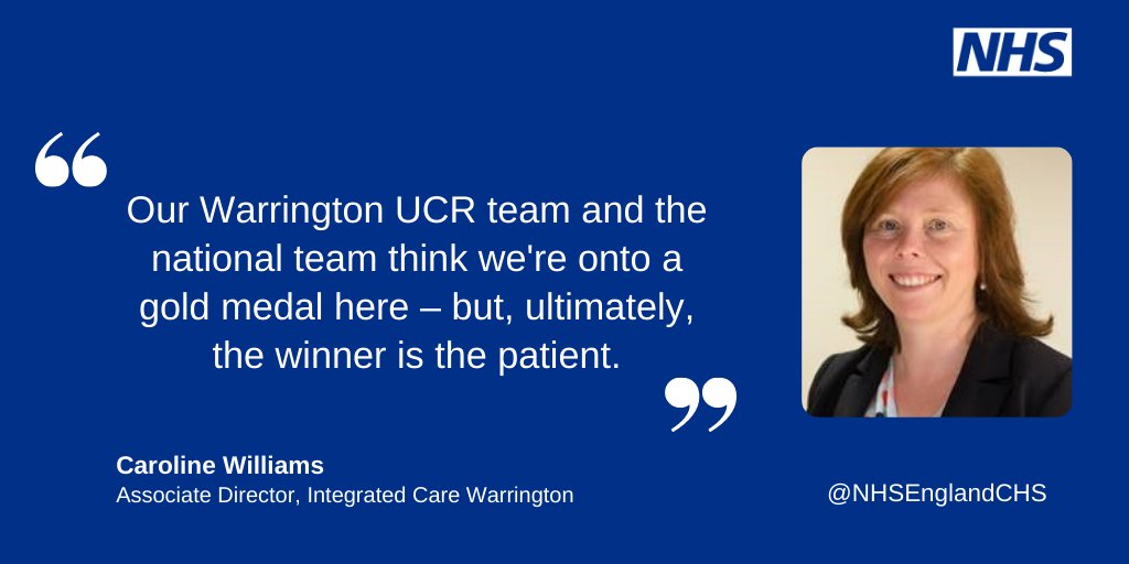 'We're onto a gold medal here.' 🥇

In this recent blog by #TheCommunityNetwork, Caroline Williams explores @WarringtonICP's success with the #UCR100Days challenge with the help of @NWAmbulance.

➡️ Read the blog on @NHSProviders:

nhsproviders.org/news-blogs/blo…

@NHSConfed