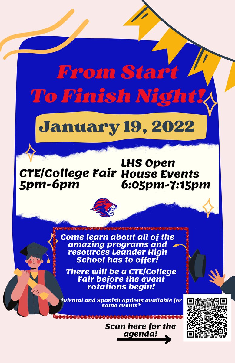 Don't forget! Our annual From Start To Finish Night is next Wednesday, January 19th from 5pm to 7:15pm!