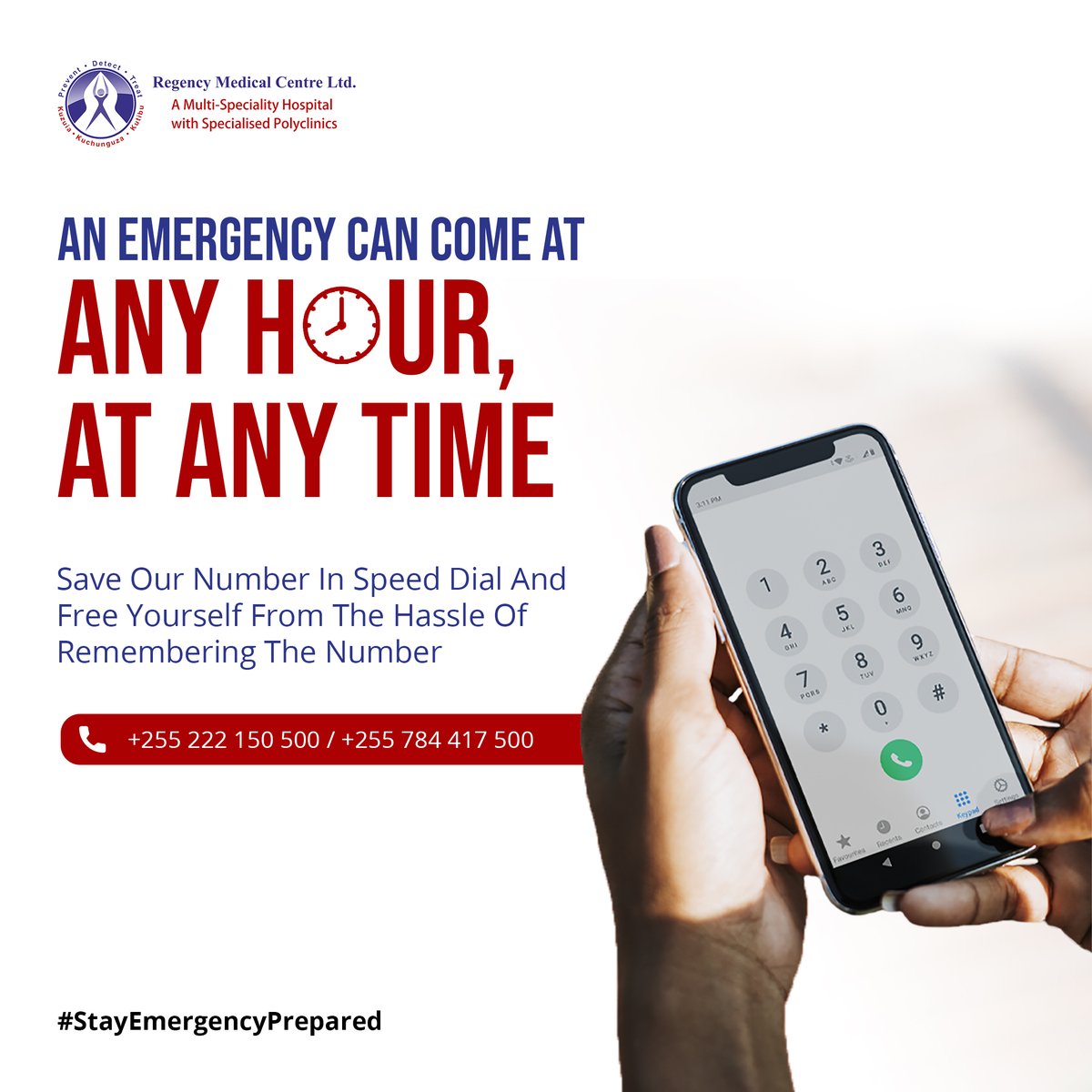 Prevention is better than cure! We at RMC are emergency ready at any given point in time. Our team of healthcare experts are trained to provide  optimum care. Add us to your speed dial, so you can get in touch with our team for any medical related emergency.
#CentreOfExcellence https://t.co/eBtA6q3yJn