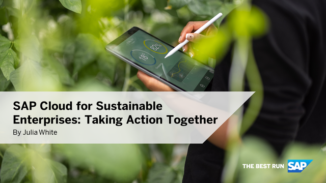 markdw7707's tweet photo. Sustainability is a team sport. No company can do it alone. SAP CMSO, Julia White introduces @SAP Cloud for Sustainable Enterprises to accelerate our customers’ sustainability commitments. Read the @SAPNews: https://t.co/zikdUlgkkg https://t.co/NkhkYoJkxm