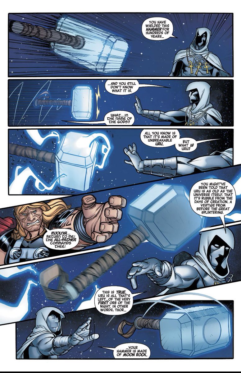 age of khonshu really gave us moon knight stealing thor’s hammer, ghost rider’s hell charger, and then him beating iron fist in a fight lmao https://t.co/ks76aUsFT7 https://t.co/jrIwgaCmpD