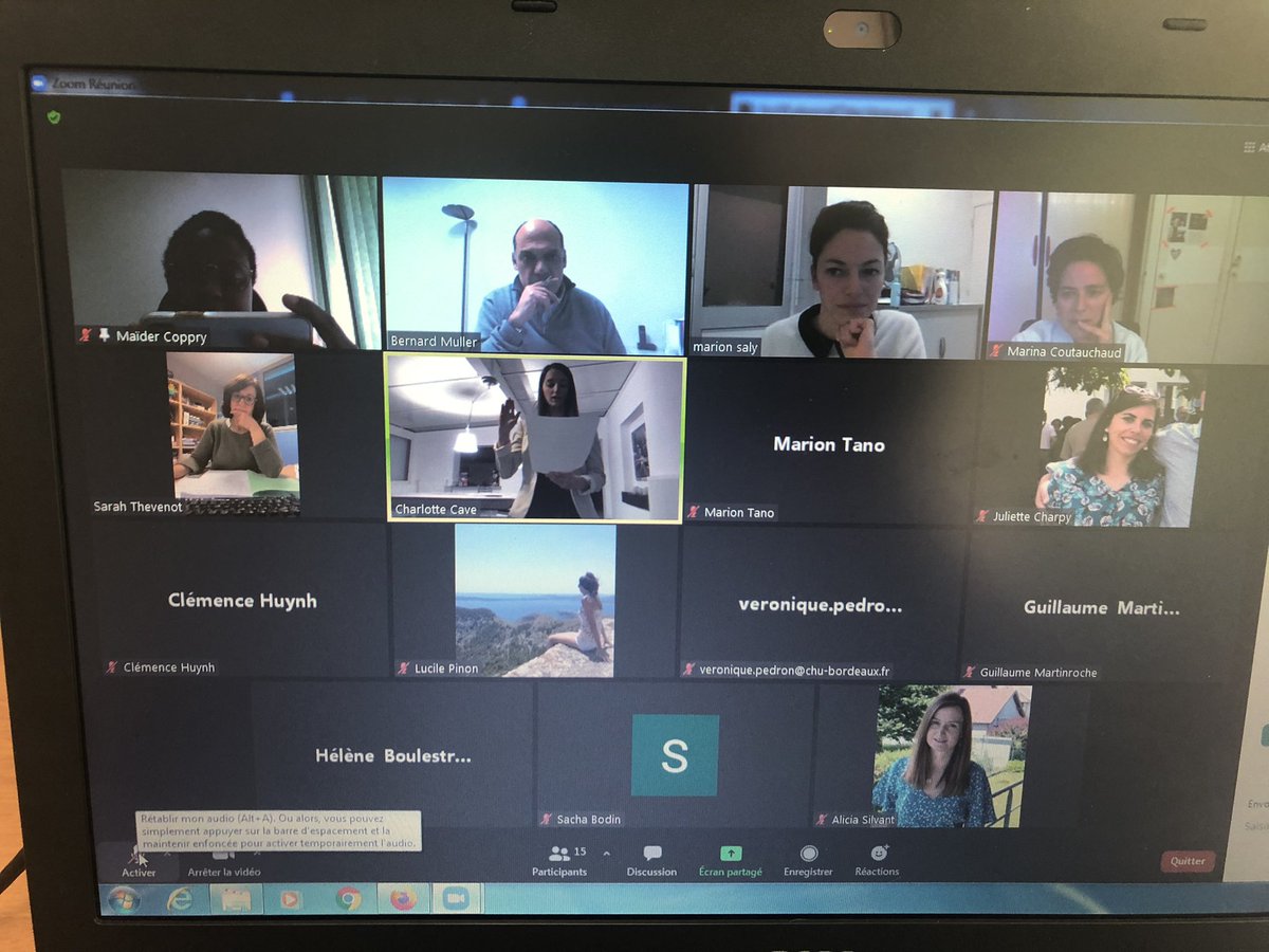 maider_c's tweet image. Bienvenue au Dr @CAVECharlotte22 
Excellente soutenance !!
Place du pharmacien spécialiste en #PCI dans une Équipe Mobile de Gériatrie 

Bravo et fière d’avoir dirigé ce travail !