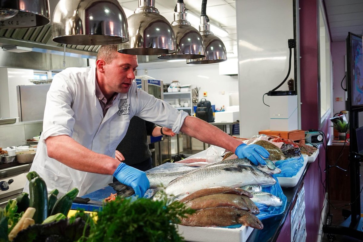 HospitalityTC's tweet photo. First up on the stage for the fourth day of #EmployerWeek2022 is @flyingfish31 🐟 #Cornwall #Hospitality https://t.co/V82R8ETORW