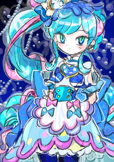 #キュアスパイシー #芙羽ここね #デリシャスパーティプリキュア #らくがき #イラスト #precure  #デパプリ  ココロニスパイス!!。 