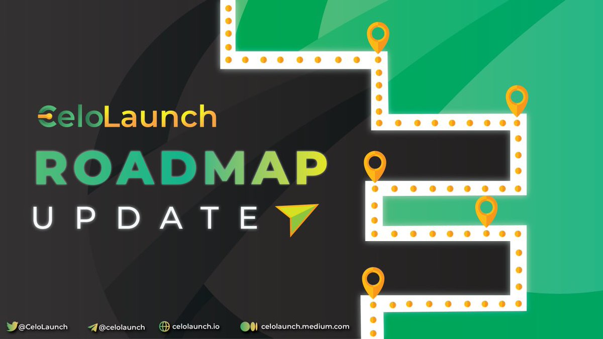 CeloLaunch's tweet photo. 💥 CeloLaunch Roadmap 2022 💥
Check here: https://t.co/dKUt14PO7l
#CELOLAUNCH #CELO https://t.co/yqzhSbDPfD