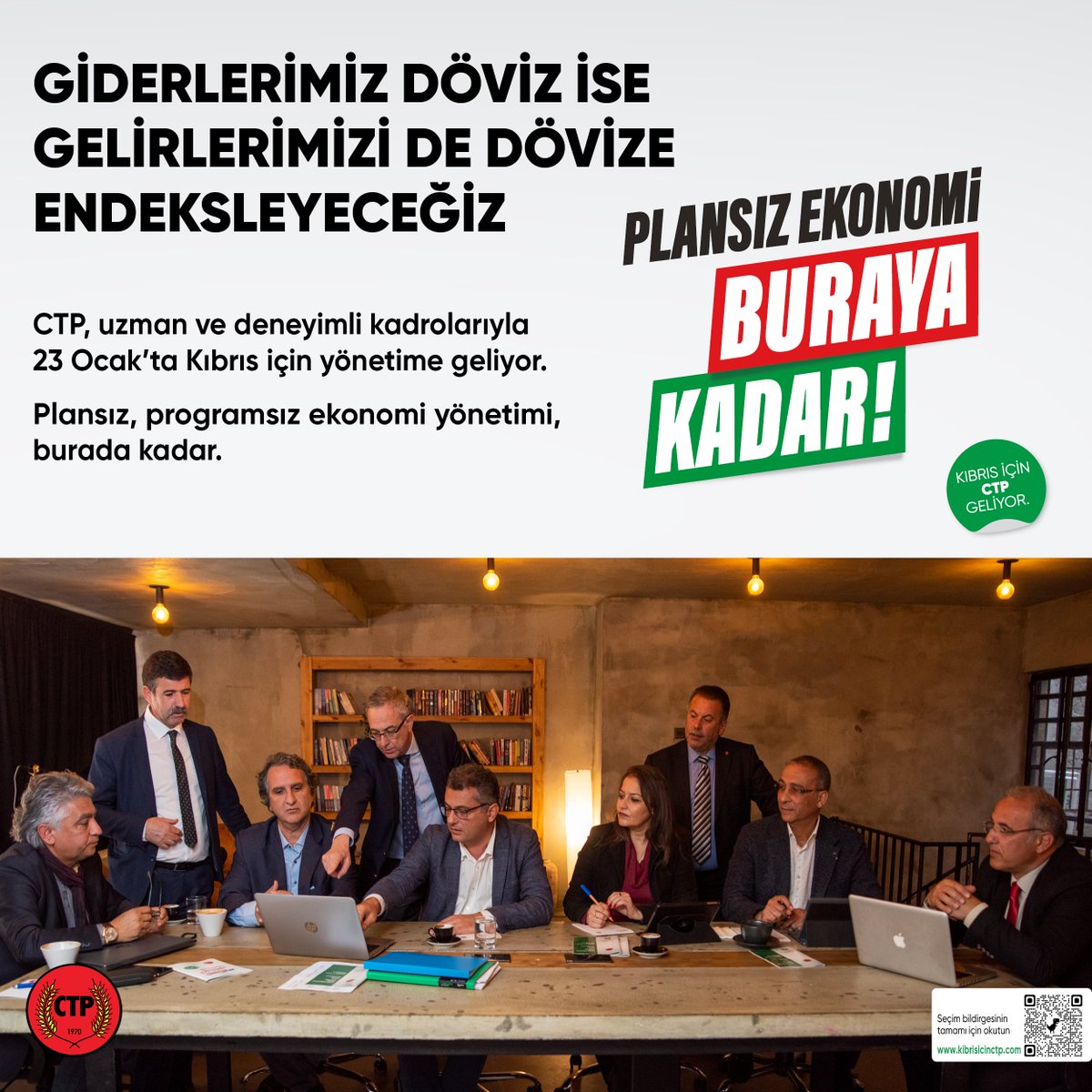 kibrisicinctp's tweet photo. CTP, uzman ve deneyimli kadrolarıyla 23 Ocak’ta Kıbrıs için yönetime geliyor.

Plansız, programsız ekonomi yönetimi, burada kadar.

#YaptıkYineYaparız #PlansızEkonomiBurayaKadar #UBPZihniyetiBurayaKadar #KıbrısİçinCTPgeliyor https://t.co/bDDOPDqw5Q