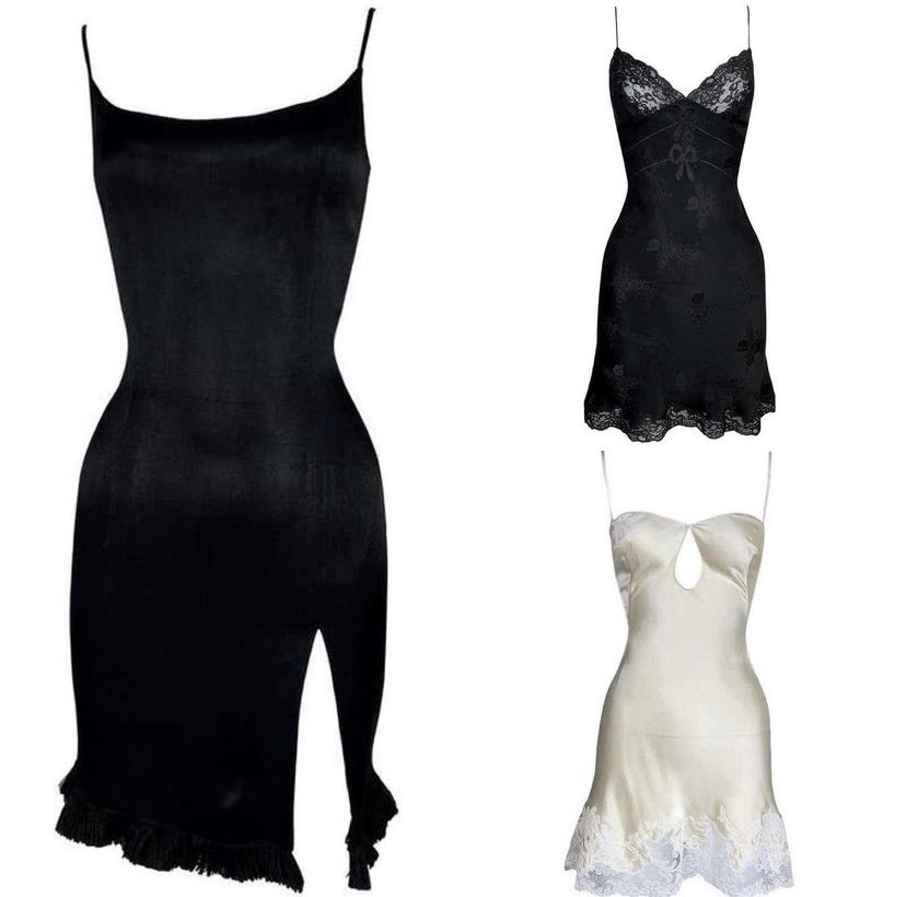 Christian Dior slip dresses