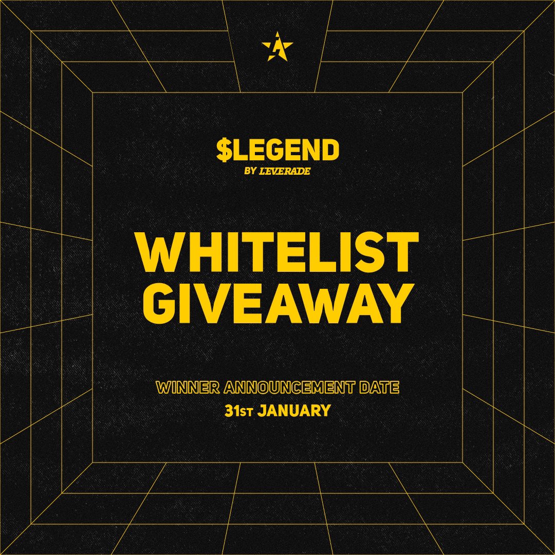 belegends_ok's tweet photo. Here’s your chance to win a whitelist spot in our upcoming $LEGEND IDO! ⚽️🏈🏀

✅ Follow @leverade 
✅ RT &amp; Like this tweet
✅ Tag 3 friends 
✅ Join https://t.co/S76Xsxf5Sz

Don’t miss your opportunity to join the world’s first federation launchpad! Winners announced 31st Jan🤩 https://t.co/Zl4jB0Vbq1