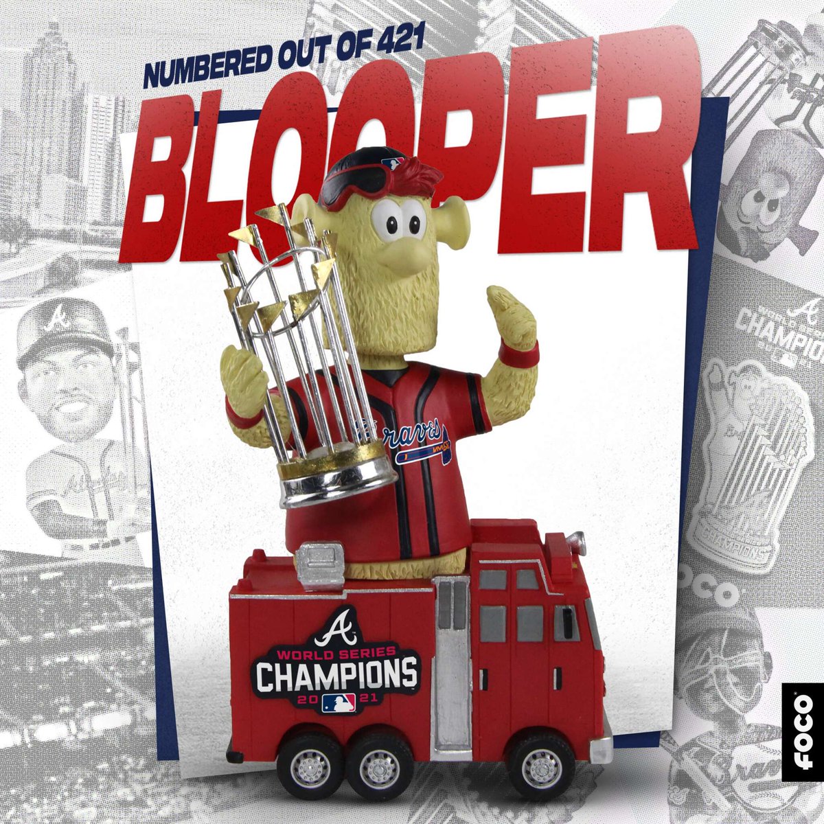 🚨GIVEAWAY!🚨 #Braves fans: I'm partnering again with @FOCOusa to give away this limited edition @BlooperBraves World Series parade bobble head (limited to 421 units). To enter to win, retweet this and follow me, @sn_mlb and @FOCOusa. I'll pick a winner at 1 p.m. ET Friday.