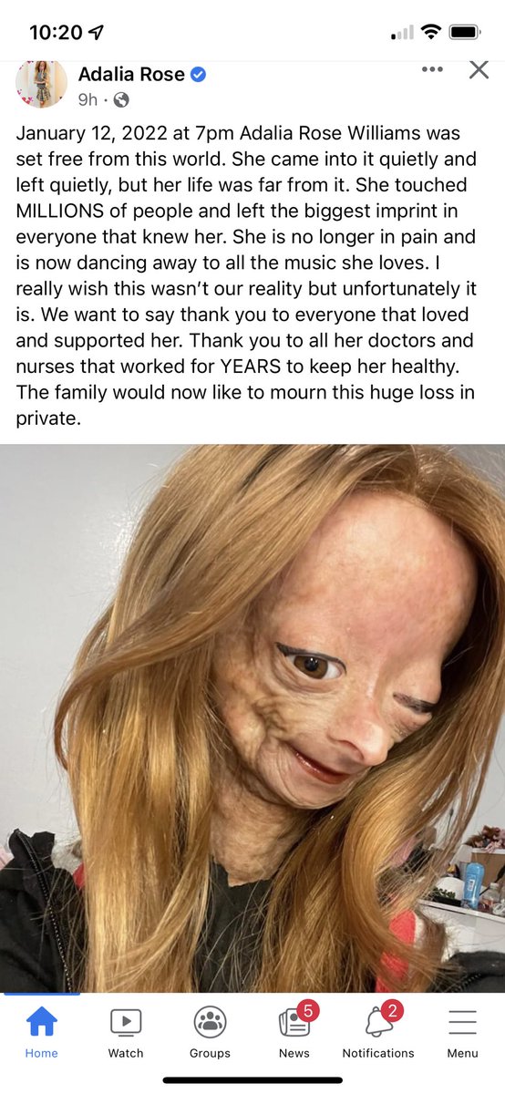 i’m so sad rn :( i’ve followed her story for so long