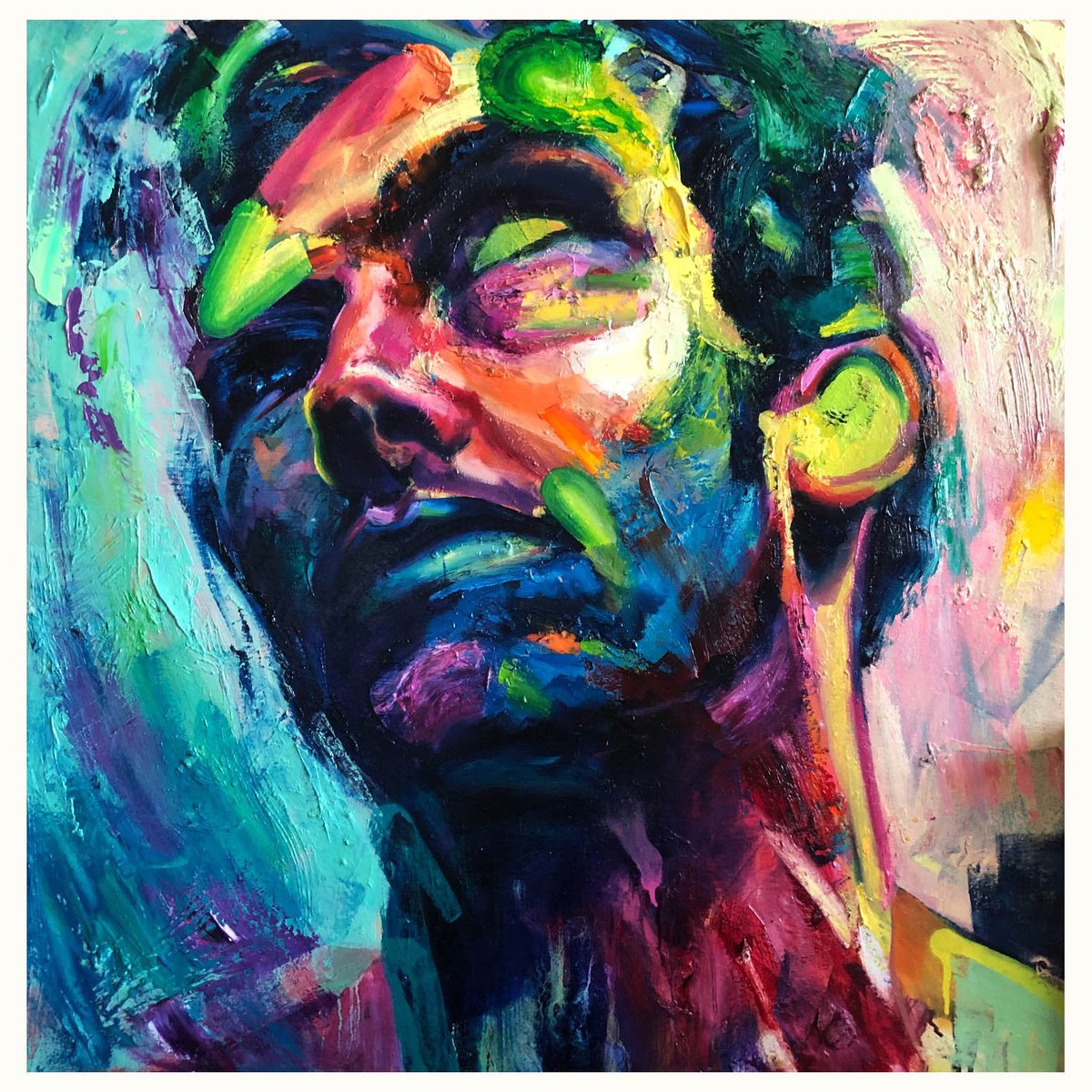 Edge of Collision Remix, currently on exhibit at the Royal Cambrian Academy.