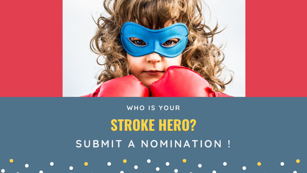UTHealthStroke's tweet photo. Know a #StrokeHero?
If you know a #pediatricstroke survivor and their family has used the experience to educate, inspire, & bring awareness to #stroke, it's time to submit that person to be considered for the @American_Stroke
Stroke Hero Awards: https://t.co/GUDlTEU6bQ https://t.co/EIxeEpvGiC