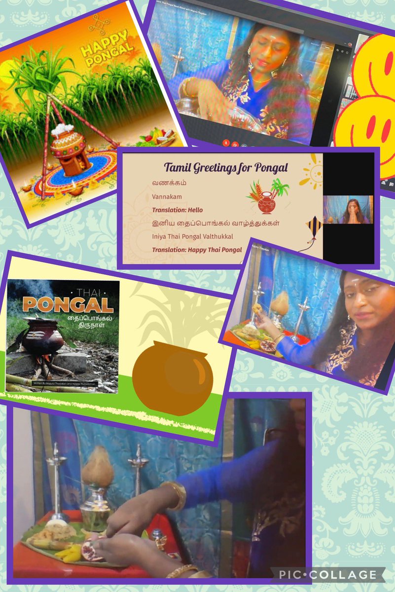 Lorelyss's tweet photo. Our class enjoyed a presentation &amp; learned about this celebration, as M Thayalan shared her book, told us how to make Pongal &amp; introduced us to a greeting! Happy Pongal to our Tamil friends! @DunrankinPS @BrayKathryn @PeelSchools https://t.co/lIDb2xbjIW