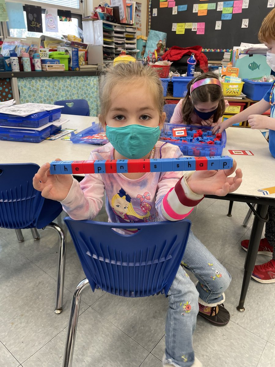 I love when kindergarten kids  can self differentiate to meet their needs and challenge themselves! #tatemtweets #collsedu <a href="/colls_tatem/">Tatem Elementary</a>