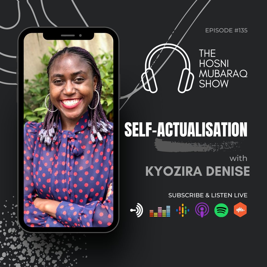 Self-Actualisation w/@DeniseKyozira 

Listen in...
anchor.fm/thisishosni/ep…

#TheHMSPodcast
#LatestEdition
#PodcastDay