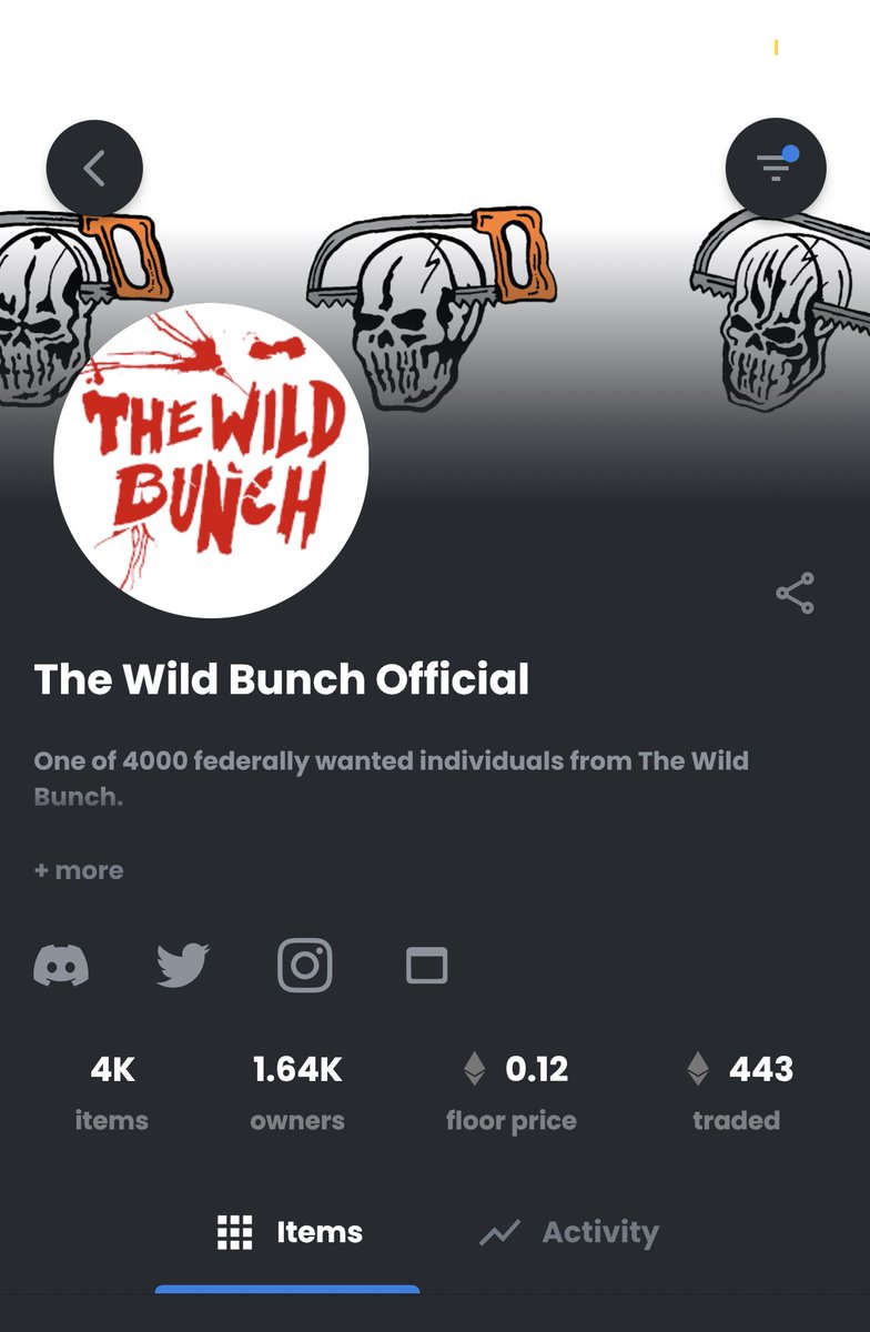 BigStoonch's tweet photo. It’s pretty simple, @TheWildBunchNFT is different from every other NFT on the market and is selling at a discount of .12ETH

The only people aware of the hidden value of this project are those in the ‘verified’ member only chat; Greeley’s Saloon.

Thread (1/12) https://t.co/3Xdz6949CA