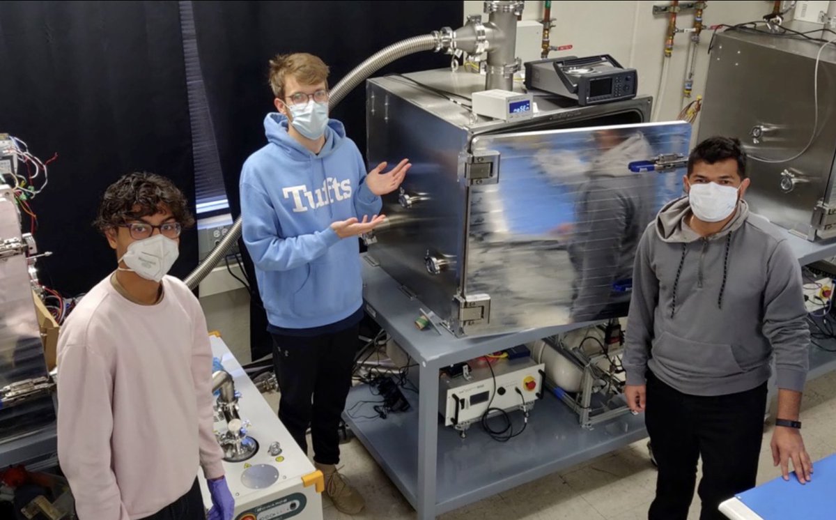 momentusspace's tweet photo. Hat tip 🎩 to our fantastic interns who recently supported the setup of some thruster testing vacuum chambers. https://t.co/BFU6xMv9Wz