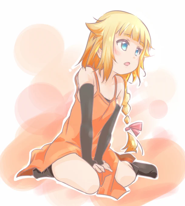 チャイナドレスにしようか迷走した服のおねちゃ…Zzz…。 