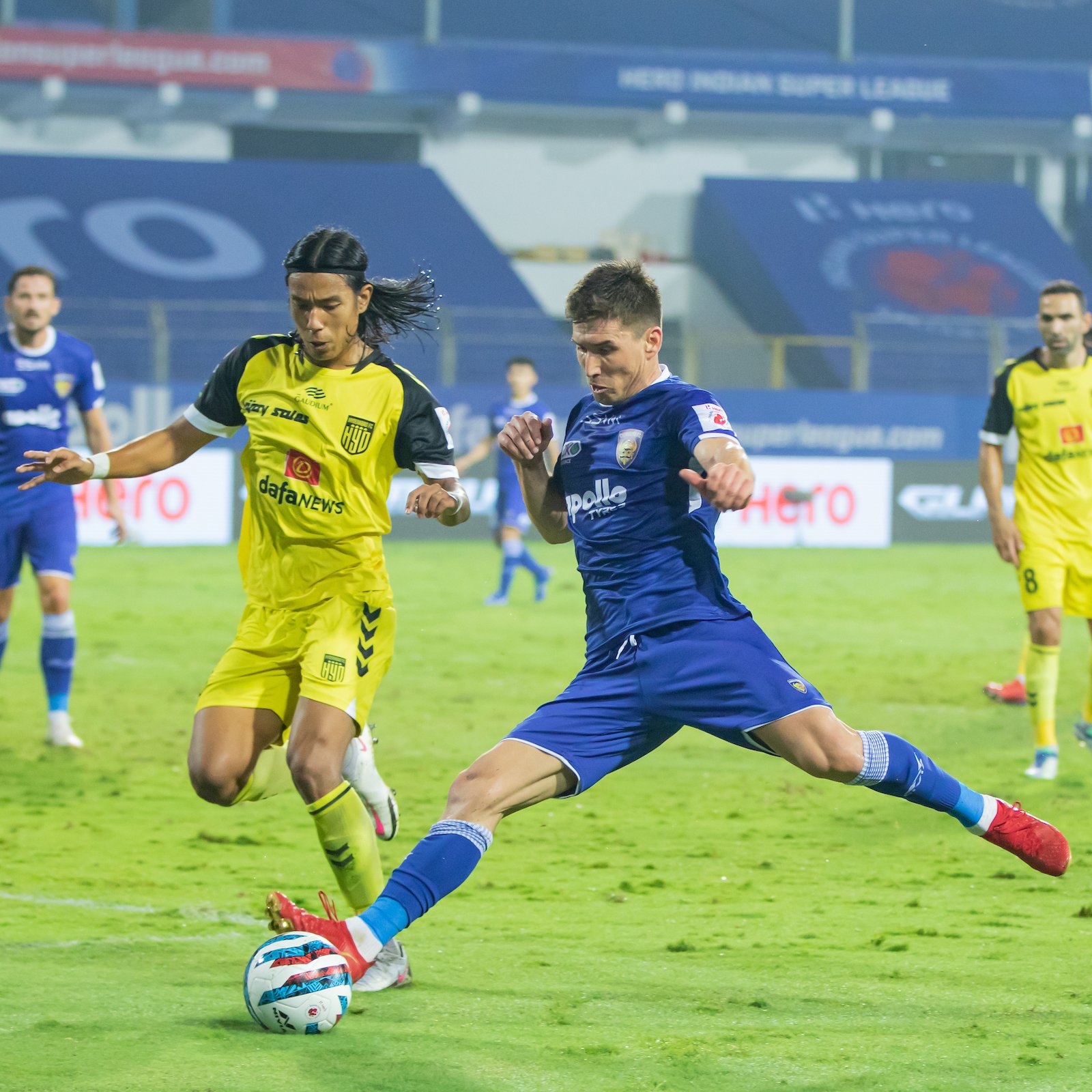 Chennaiyin vs Hyderabad draw: Sajid Dhot, Javi Siverio on target as Chennaiyin FC split points with Hyderabad