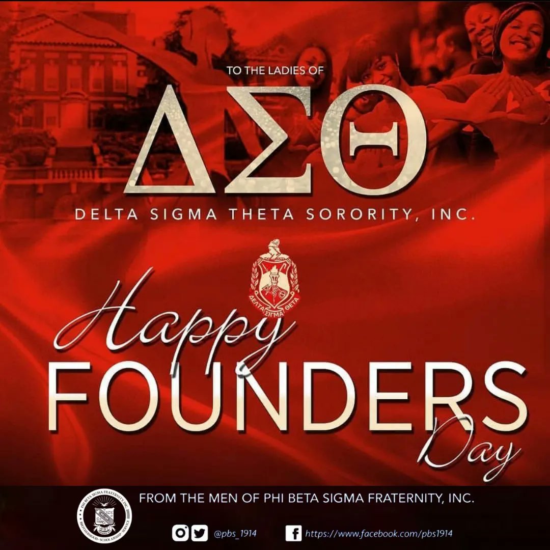 PiEtaSigma's tweet photo. Happy Founders’ Day to the ladies of Delta Sigma Theta Sorority, Inc. from the Men of Phi Beta Sigma Fraternity Inc.'s Pi Eta Sigma Chapter (Williamson County, TN). May you enjoy your day! 

#BluPhi #WilliamsonCountySigmas #Pbs1914 #Sigma108 #gomab #deltasigmathetasororityinc https://t.co/nX9hbQ4n6o