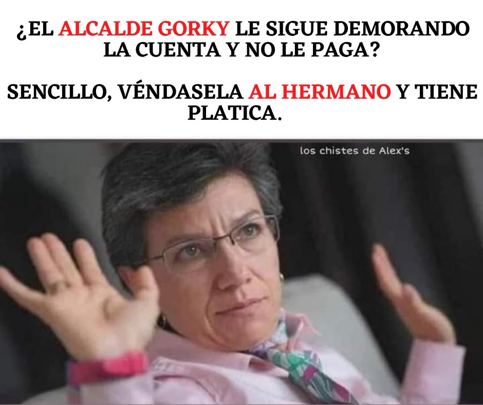 AlcaldiaNeiva's tweet photo. Parece chiste pero es anécdota. 

#GorkyPague
#FueraGorky 
#RevoquenAGorky https://t.co/SpMpL9jHbK