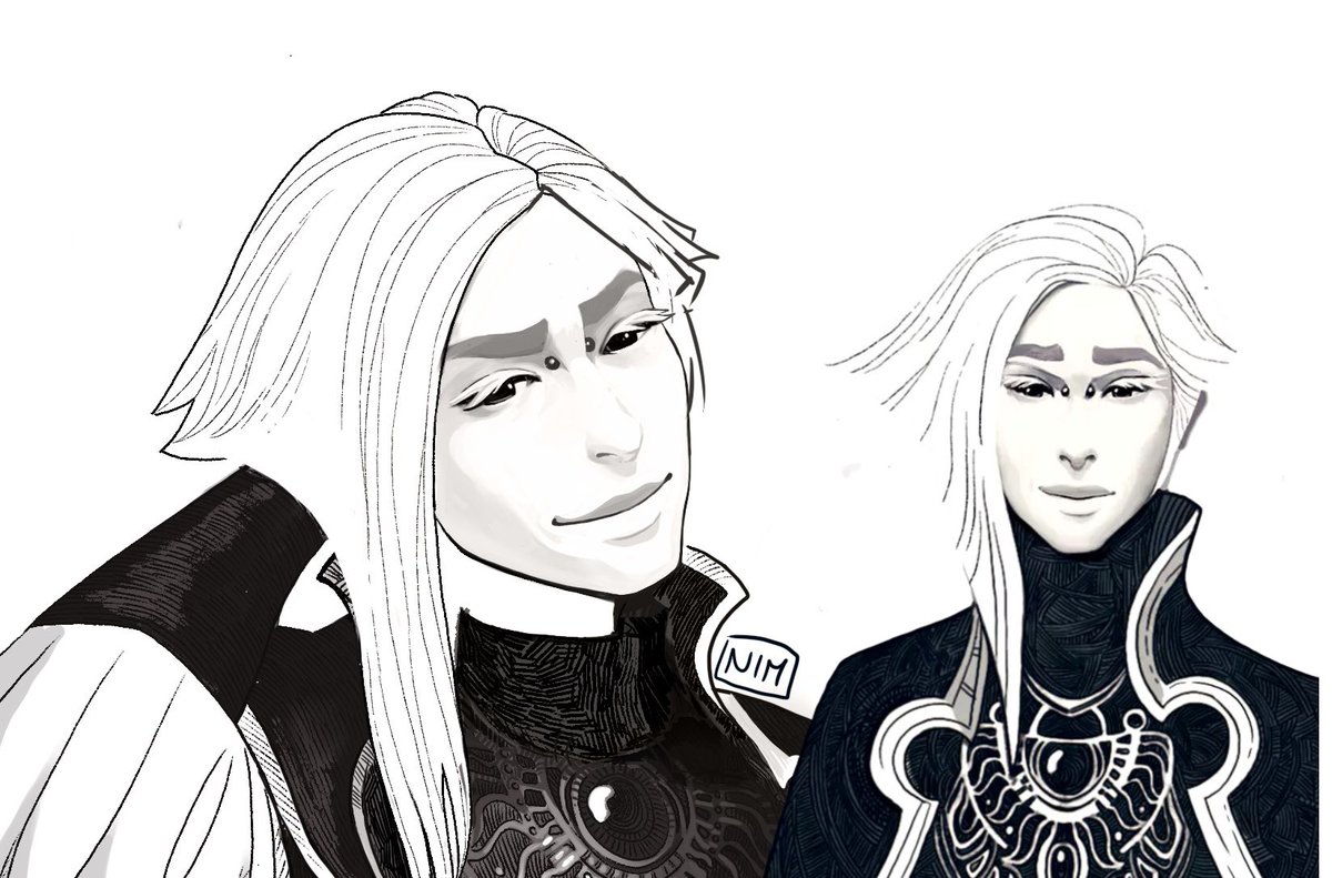 Working on the new sprite &amp; expressions. #amaregames #visualnovel