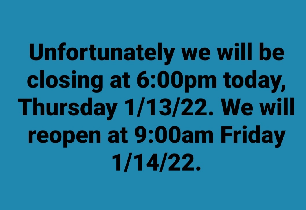 Sorry for any inconvenience!