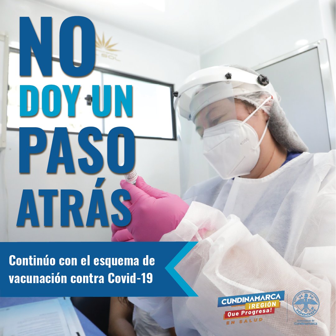 SecSaludCundi's tweet photo. Porque #NoDoyUnPasoAtrás, me vacuno contra el #Covid_19. Es la mejor manera para prevenir la enfermedad.

En #Cundinamarca tenemos disponibles dosis en los puntos de vacunación de hospitales, puestos y centros de salud de los 116 municipios.

¿Y tú ya te vacunaste? https://t.co/6qJ7UuUVzu