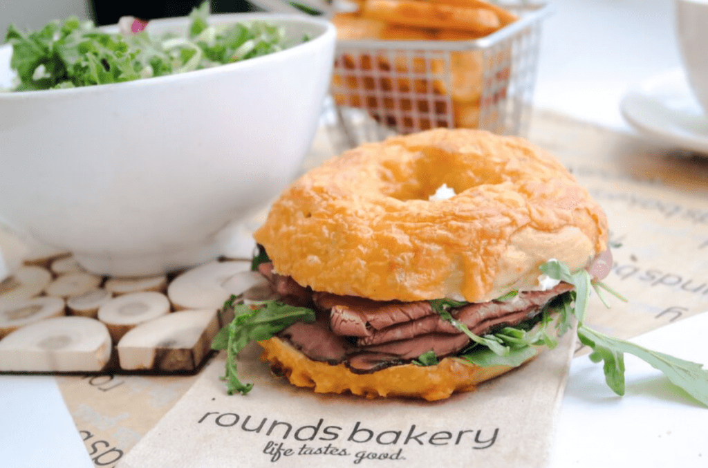 roundsbakery's tweet photo. A different sandwich for every reason and every season.🥪
.
Available for Catering, Online Orders, Wholesale &amp; More. Click our link in bio.
.
#sandwich #bagelsandwich #battlebornsandwiches https://t.co/ZkDI8wlcYo