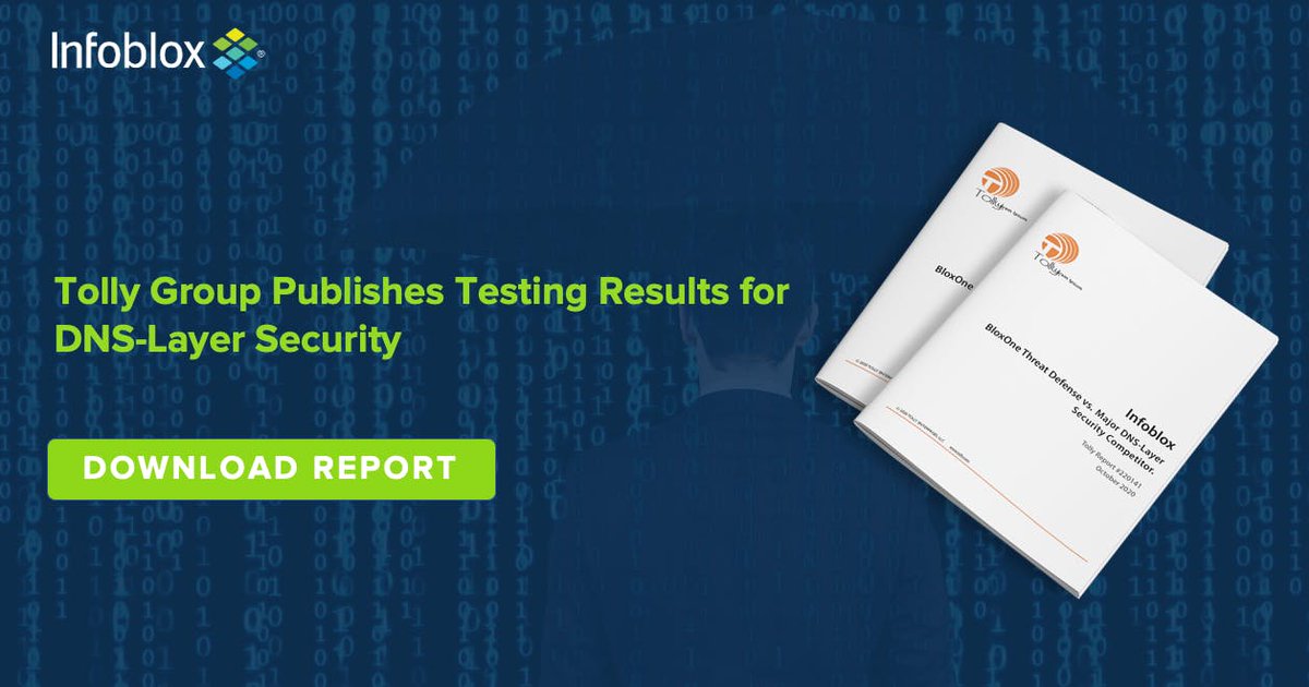 Do you have your umbrella for a rainy #cybersecurity day? @Infoblox BloxOne #ThreatDefense beats the competition in Security Evaluation, protecting the modern workforce anywhere and more. Download the new @TollyGroup report: ☔ bit.ly/31TKZd1